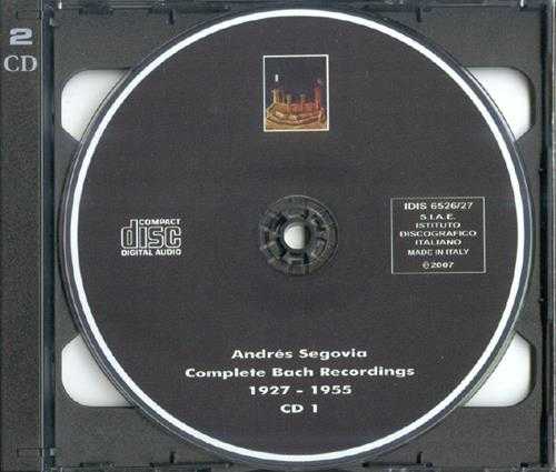 【古典吉它】塞戈维亚《1927-1955巴赫完整录音》2CD.2007[FLAC+CUE/整轨]